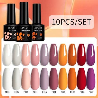 10PCS Gel Nail Polish Set