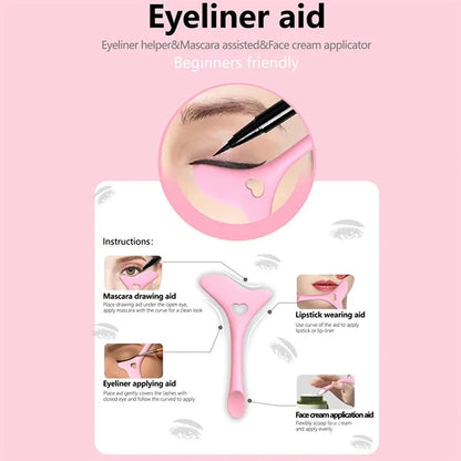 Multi-Functional Eyeliner Stencil & Makeup Aid Tool