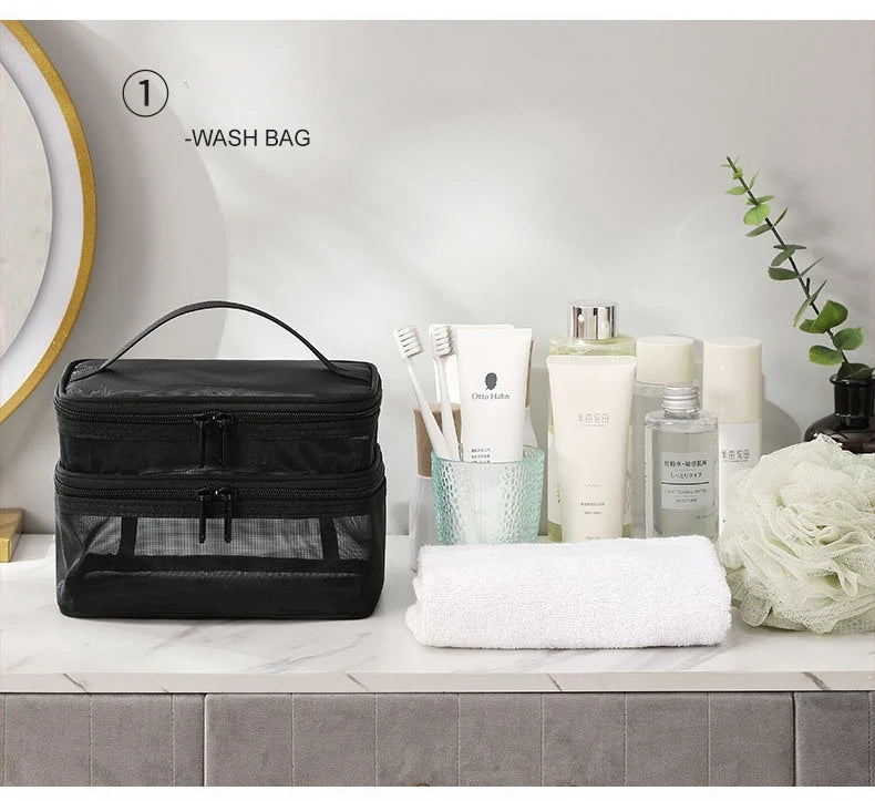 Travel Mesh Wash Storage Bag