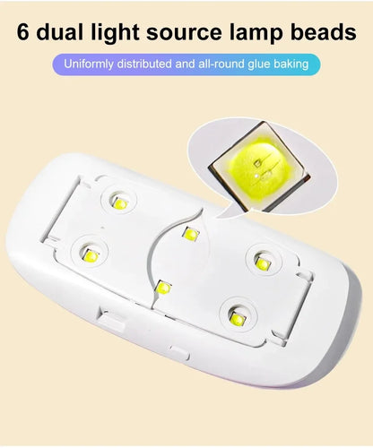 6W LED Mini Nail Dryer Machine