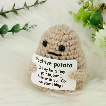 Positive Energy Potato Hug Pocket Plush