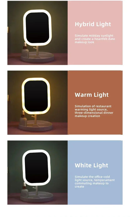 LED Intelligent Adjustable Vanity Mirror