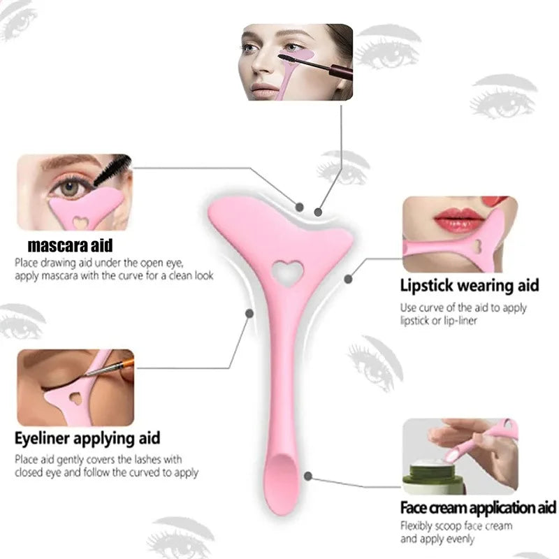 Multi-Functional Eyeliner Stencil & Makeup Aid Tool