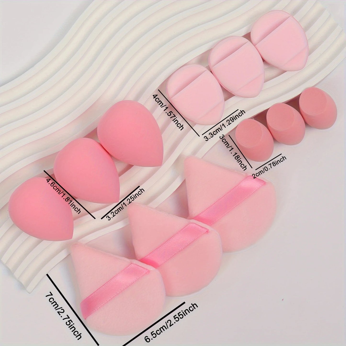 12-Piece All-Purpose Makeup Sponge Set