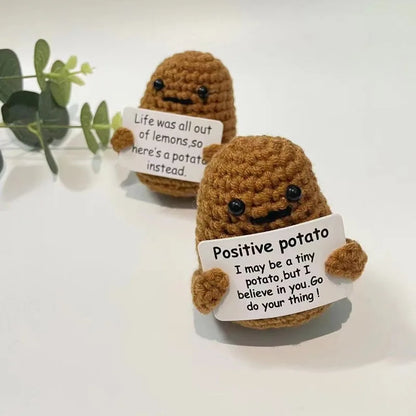 Positive Energy Potato Hug Pocket Plush