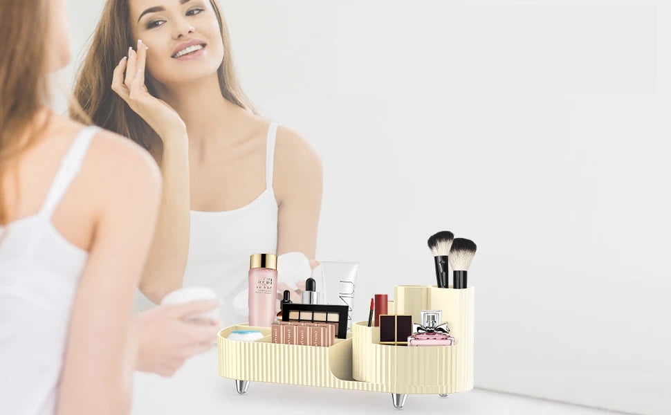 360° Rotating Makeup Organizer