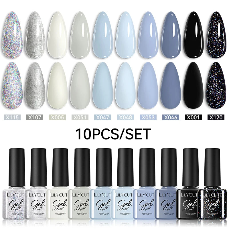 10PCS Gel Nail Polish Set