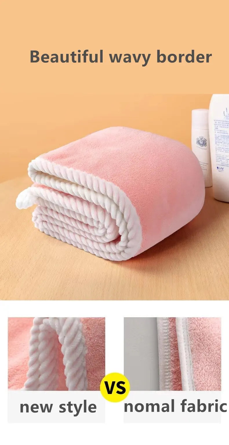 Double-Thick Dry Hair Towel