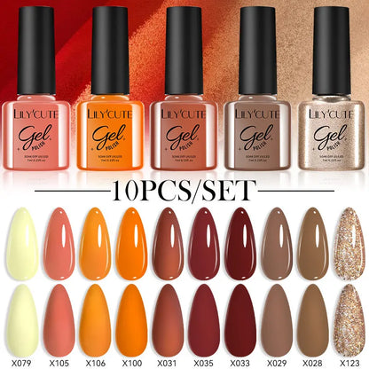 10PCS Gel Nail Polish Set