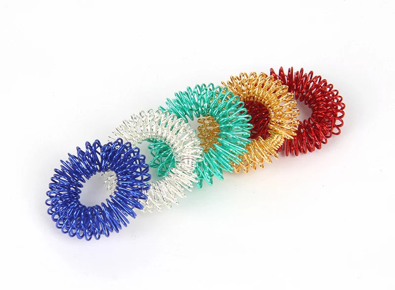 Acupressure Spiky Sensory Finger Rings