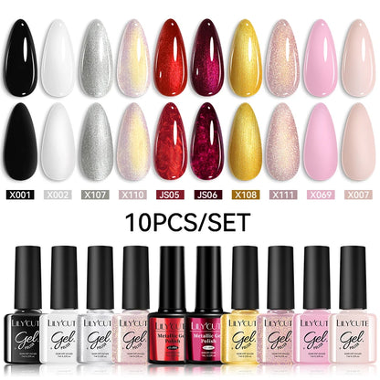 10PCS Gel Nail Polish Set