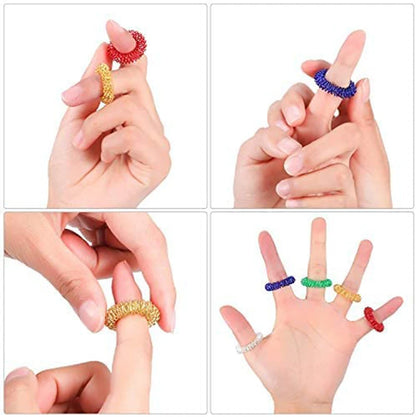 Acupressure Spiky Sensory Finger Rings