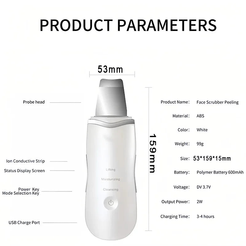 Ultrasonic Skin Scrubber