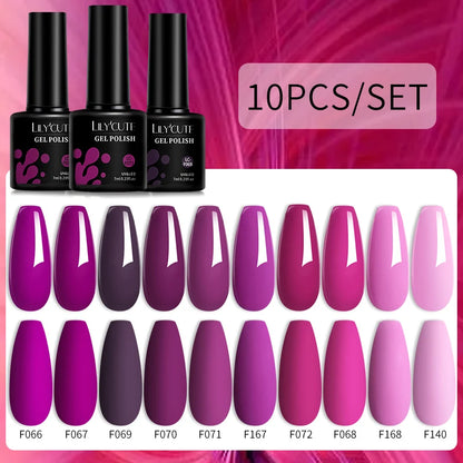 10PCS Gel Nail Polish Set