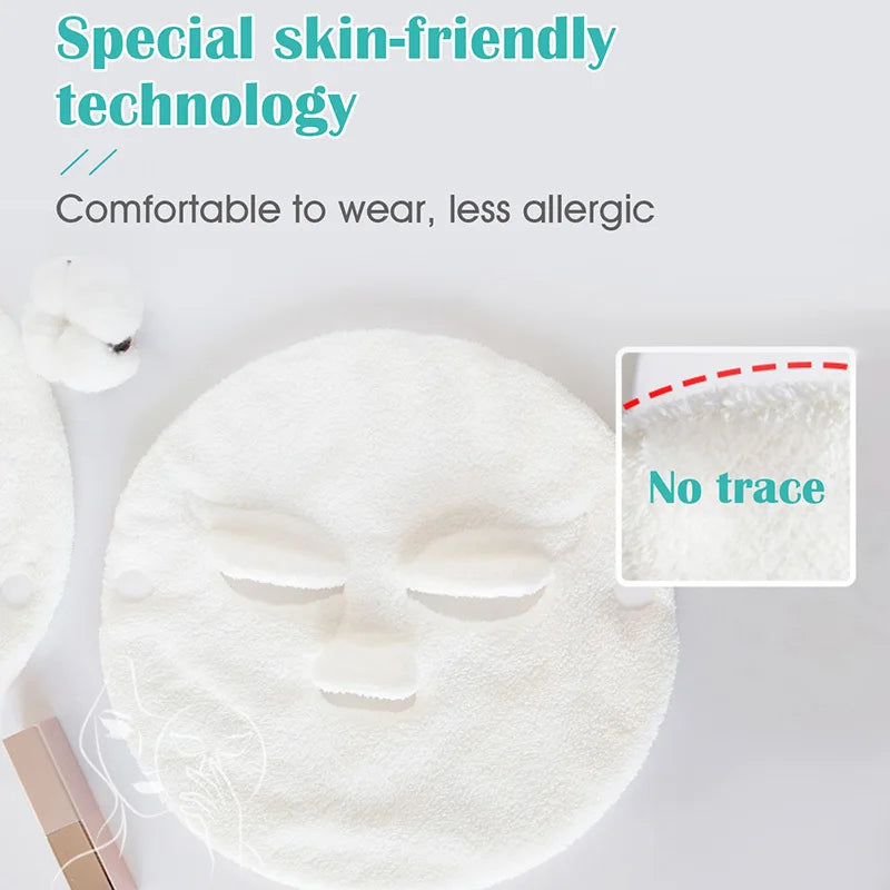 Reusable Hot and Cold Compress Face Towel Mask