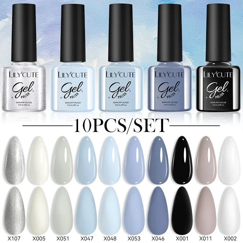 10PCS Gel Nail Polish Set