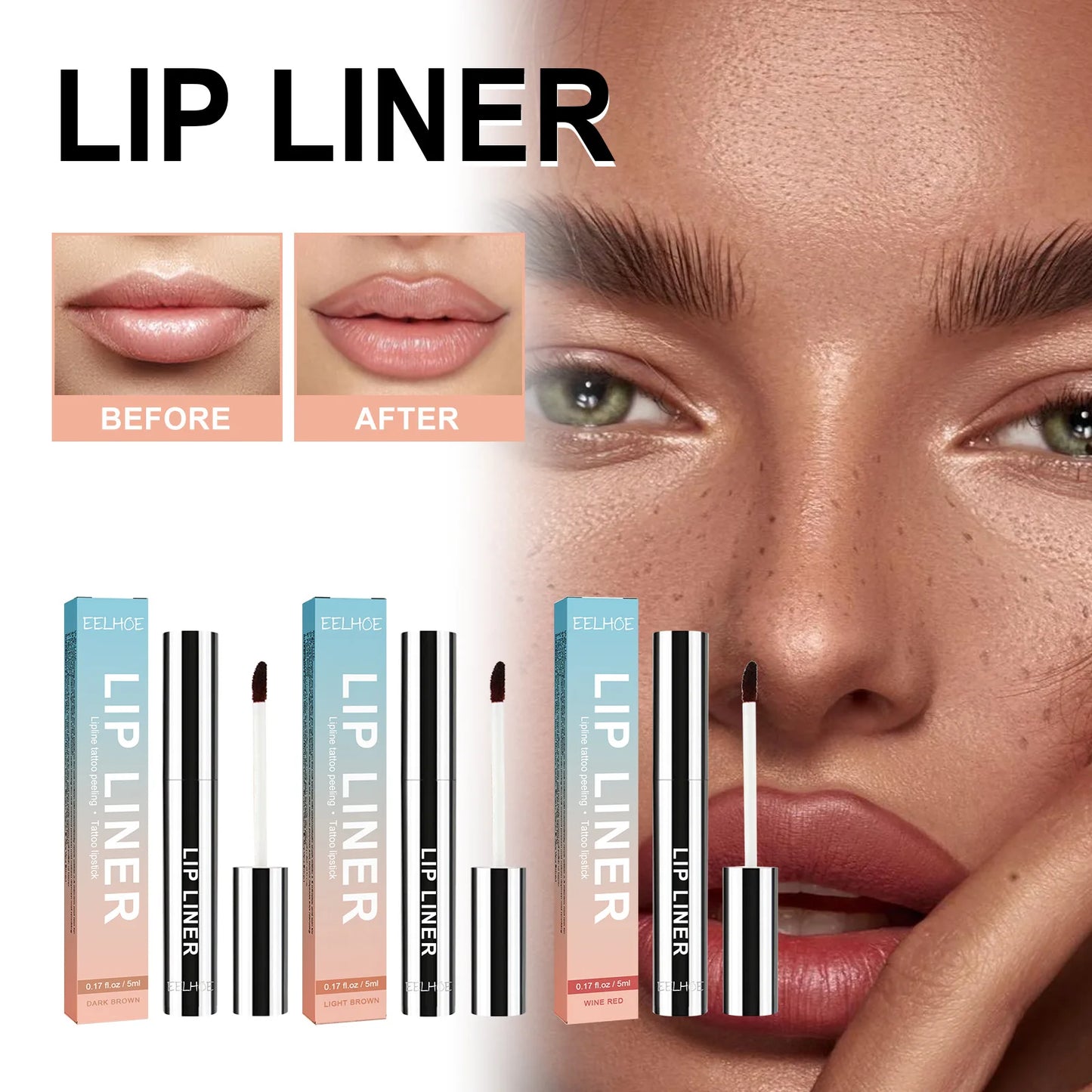 Peel-Off Lip Liner Tattoo