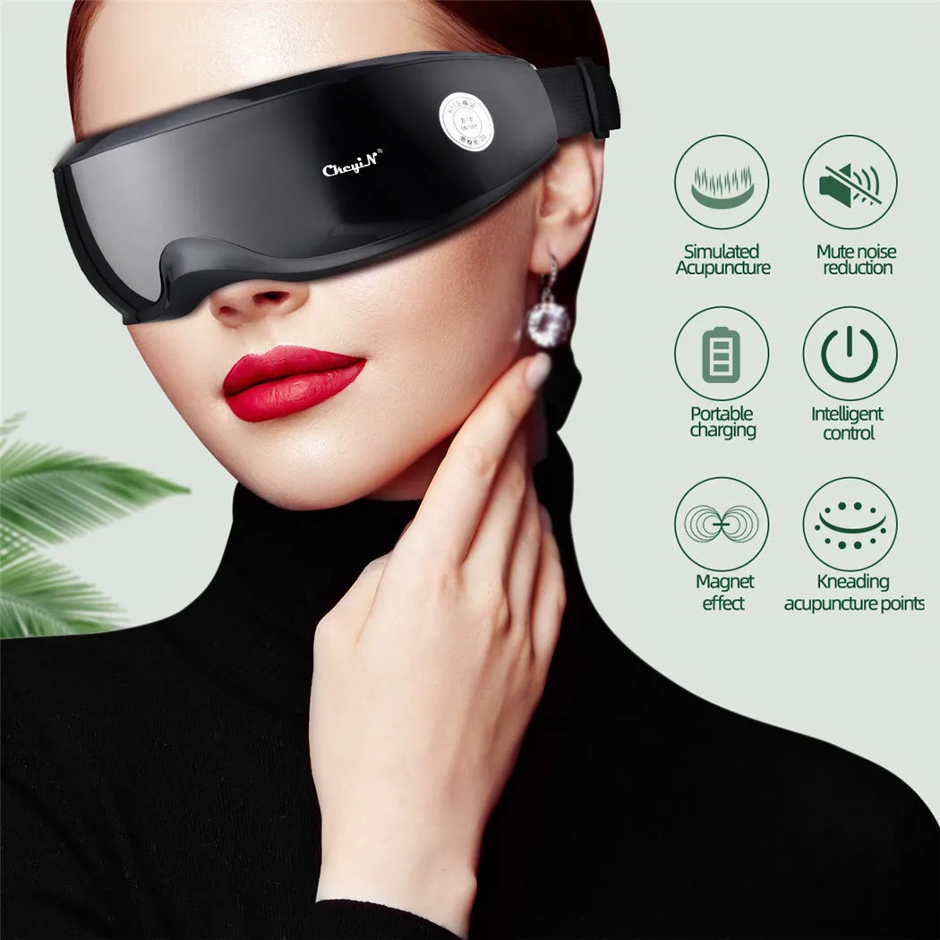 Eye Massager with Magnetic Therapy & 9 Modes