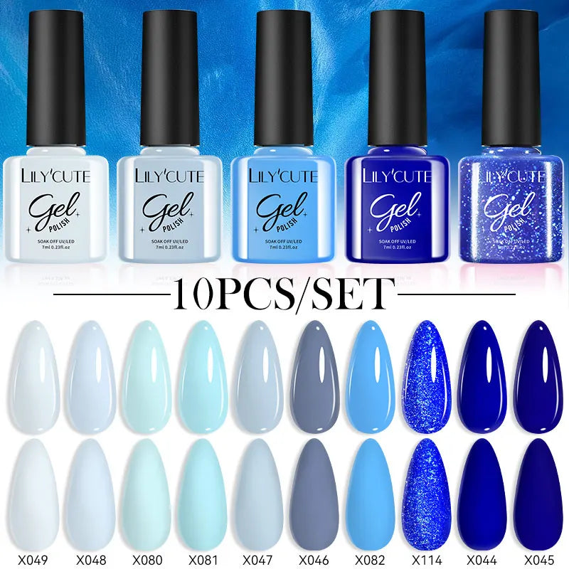 10PCS Gel Nail Polish Set