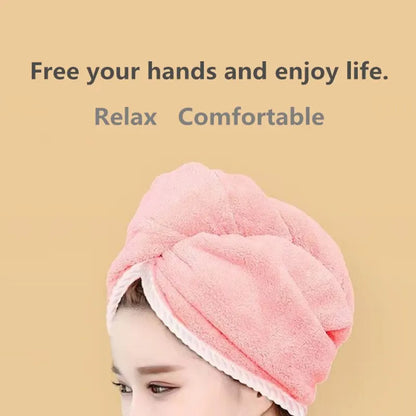 Double-Thick Dry Hair Towel