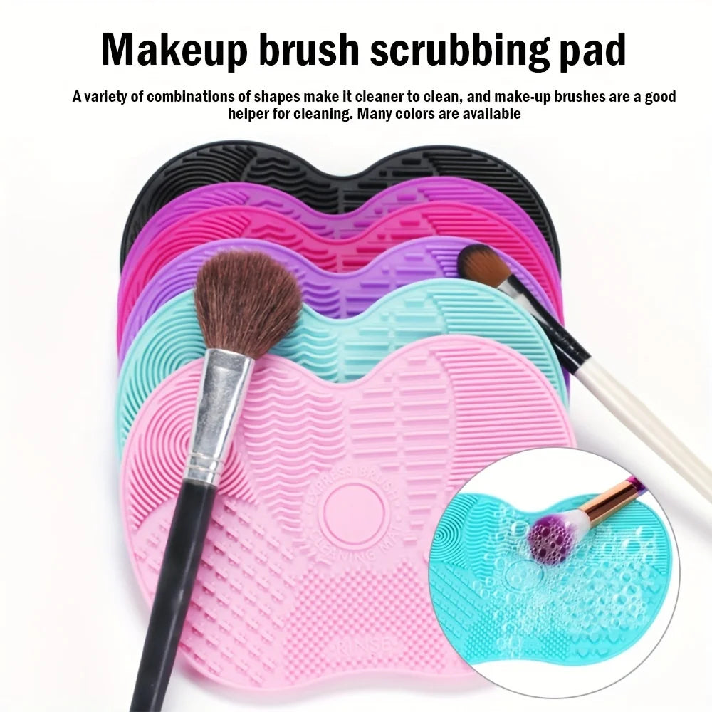 Apple Shaped Makeup Brush Cleaning Pad