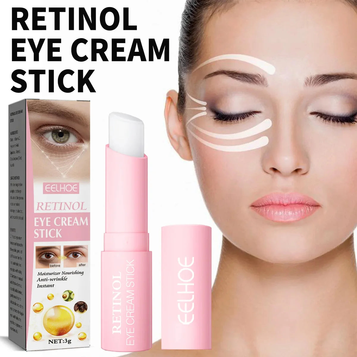 Retinol Smooth Wrinkle Eye Cream Stick