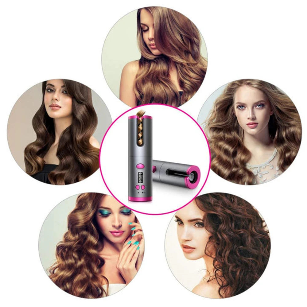 Cordless Automatic Rotating Hair Curler