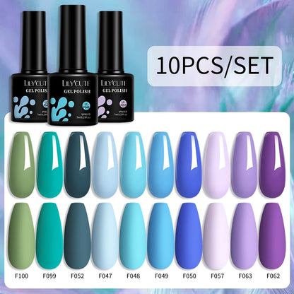 10PCS Gel Nail Polish Set