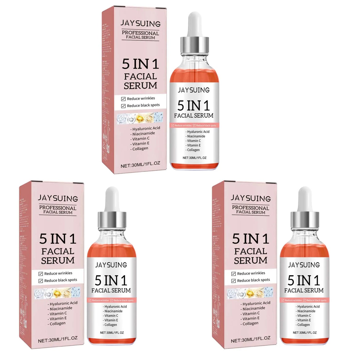 5 In 1 Facial Firming Moisturizing Brightening Serum