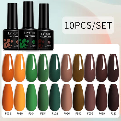 10PCS Gel Nail Polish Set