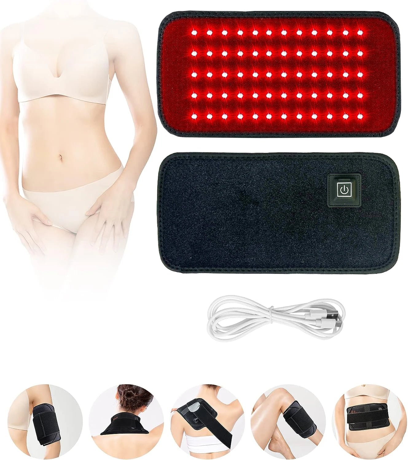 60 LEDs Red & Infrared Light Therapy Belt