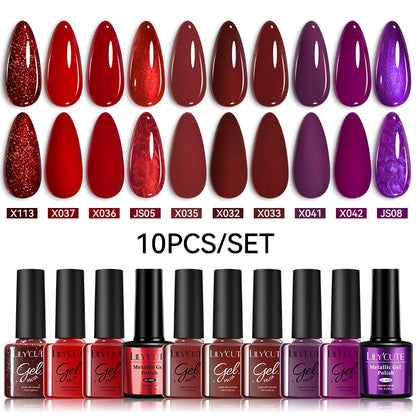 10PCS Gel Nail Polish Set