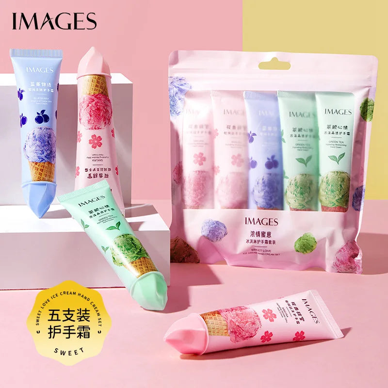 5-Piece Plant Fruit Fragrance Hand Cream Set