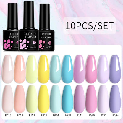 10PCS Gel Nail Polish Set