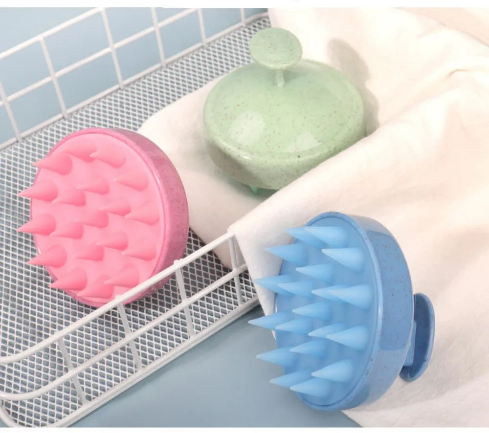 Silicone Shampoo Brush & Scalp Massager