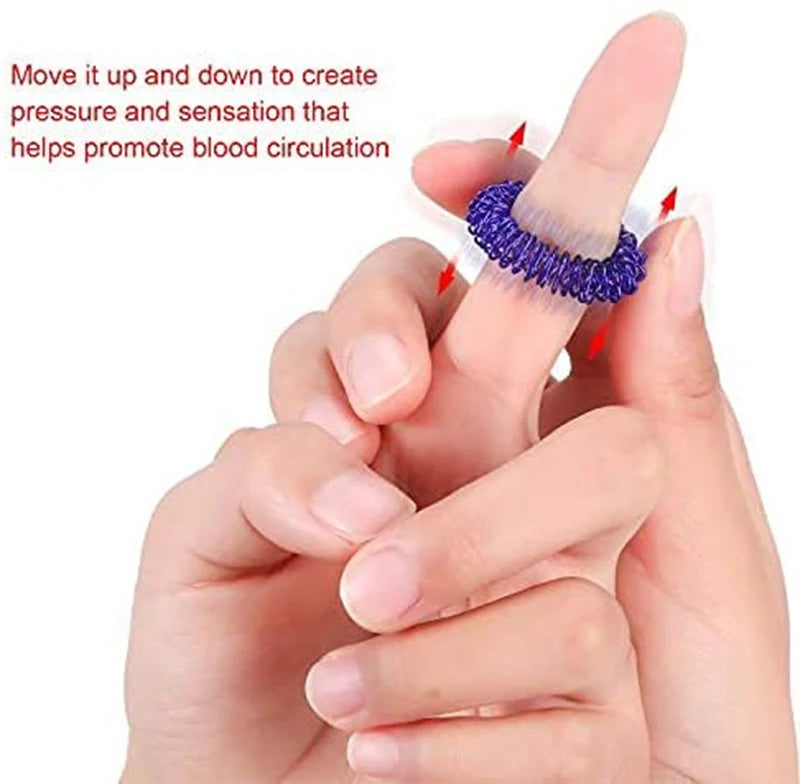 Acupressure Spiky Sensory Finger Rings