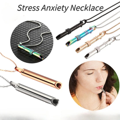 Breathing Anxiety Necklace