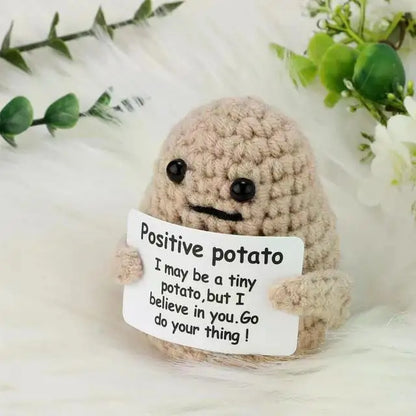 Positive Energy Potato Hug Pocket Plush