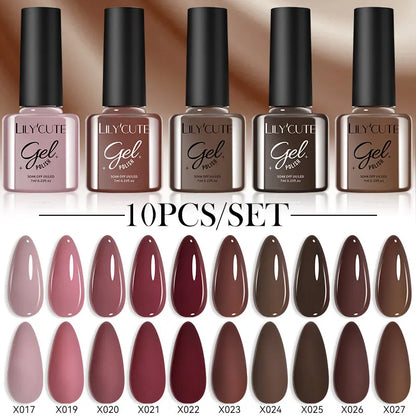 10PCS Gel Nail Polish Set