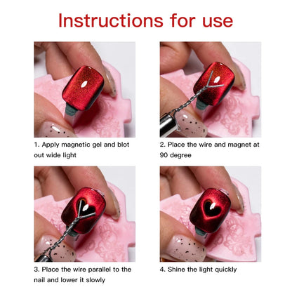 1PC Cat Eye Nail Magnetic Stick