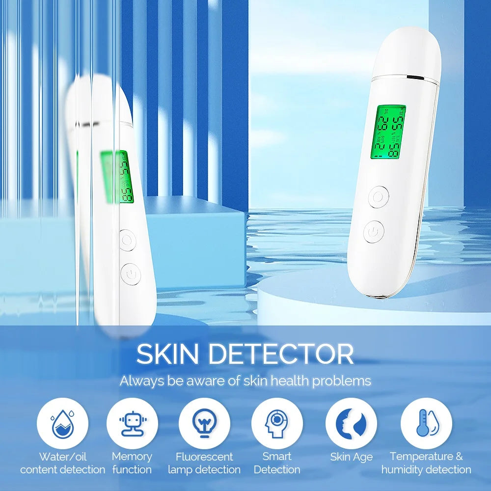 Skin Tester Face Moisture & Oil Analyzer