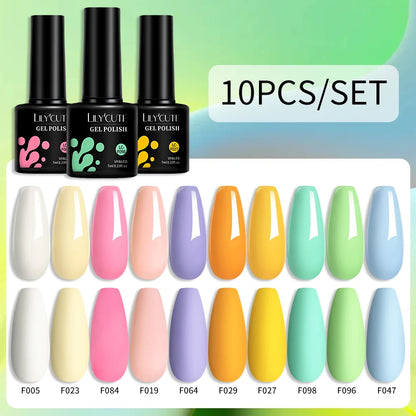 10PCS Gel Nail Polish Set