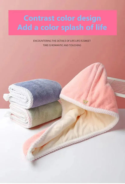 Double-Thick Dry Hair Towel