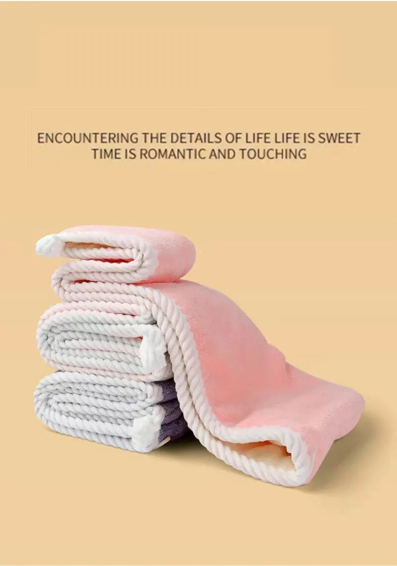 Double-Thick Dry Hair Towel