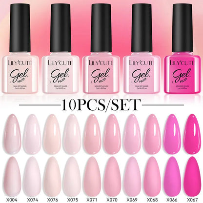 10PCS Gel Nail Polish Set