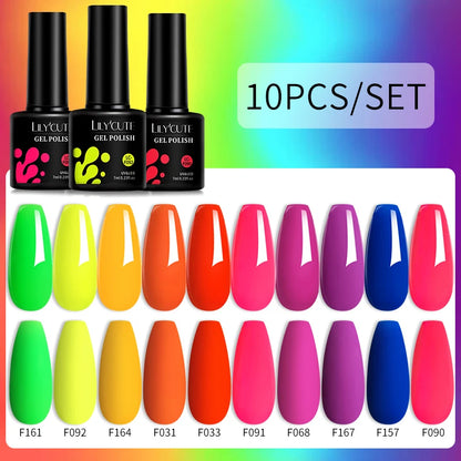 10PCS Gel Nail Polish Set