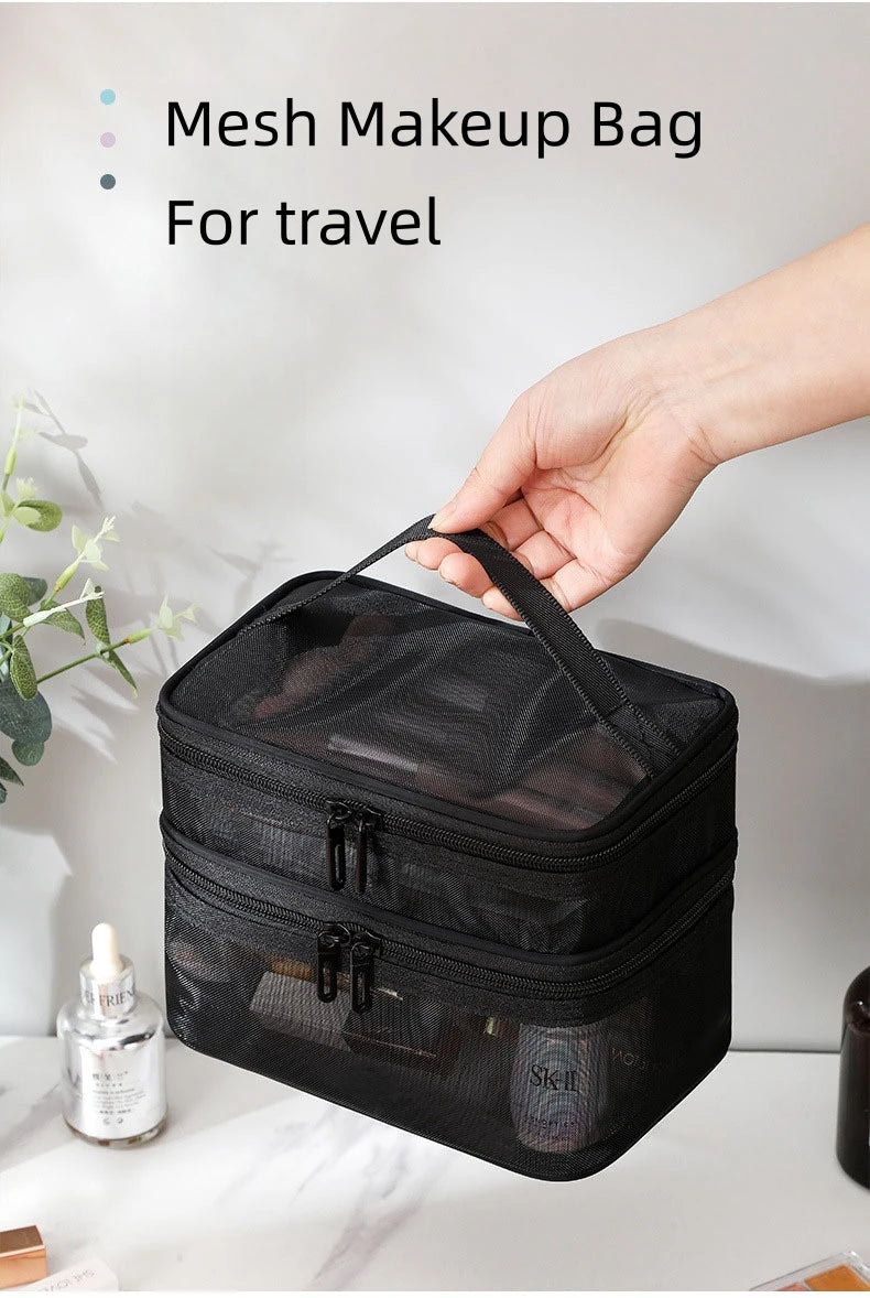 Travel Mesh Wash Storage Bag