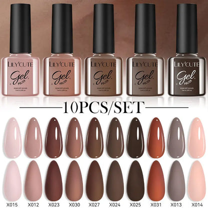 10PCS Gel Nail Polish Set