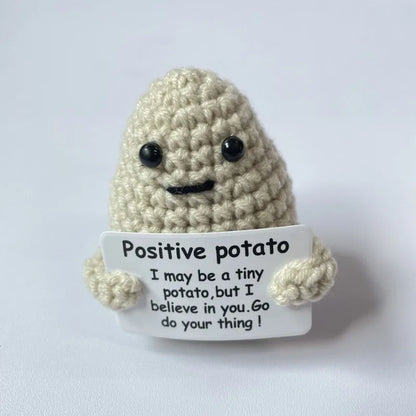 Positive Energy Potato Hug Pocket Plush