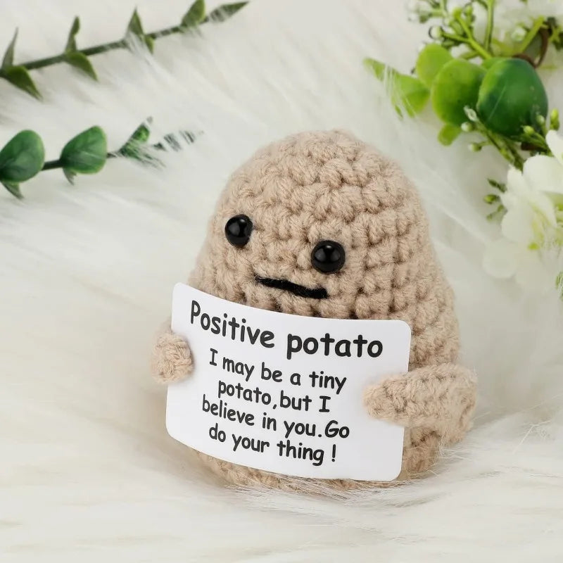 Positive Energy Potato Hug Pocket Plush